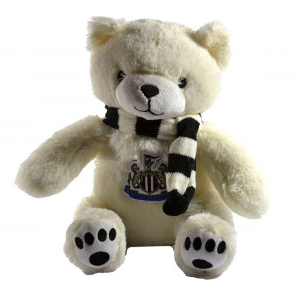 Newcastle United FC Bear Plush Toy / White/Black